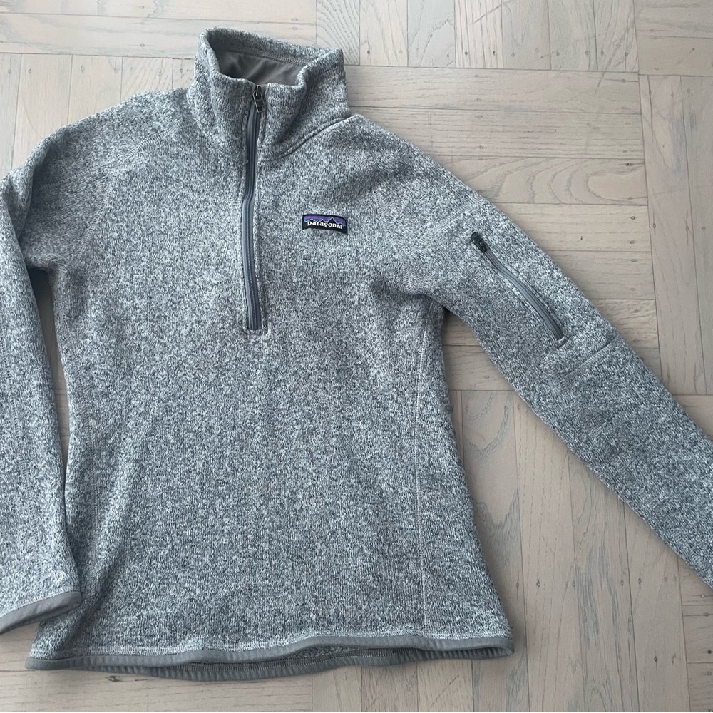 Patagonia Gray Quarter-Zip Pullover